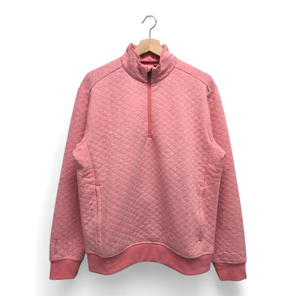 Ralph Lauren RLX Men’s Golf Concept 2 Golf Pullover Medium Pink Performance NWT